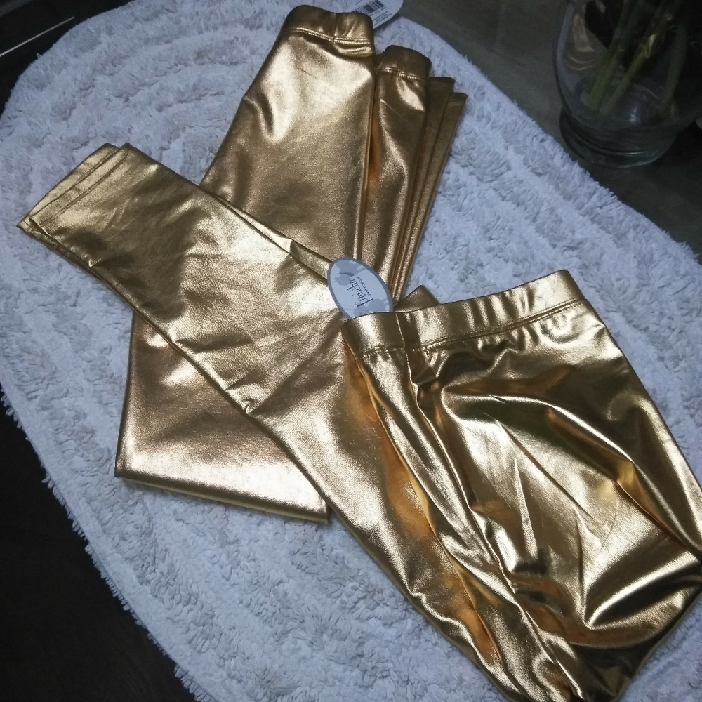 Gold leggings